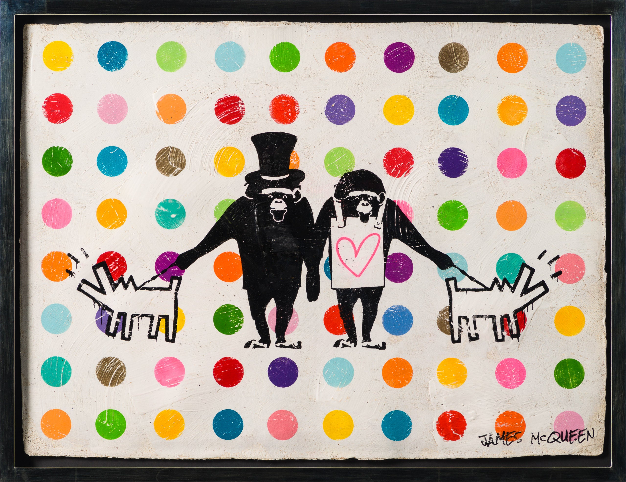 JMQ MIX ABS 91274 MCQUEEN MONKEYS WITH HARING DOGS III 30