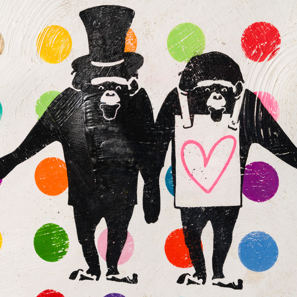 JMQ MIX ABS 91274 MCQUEEN MONKEYS WITH HARING DOGS III 5