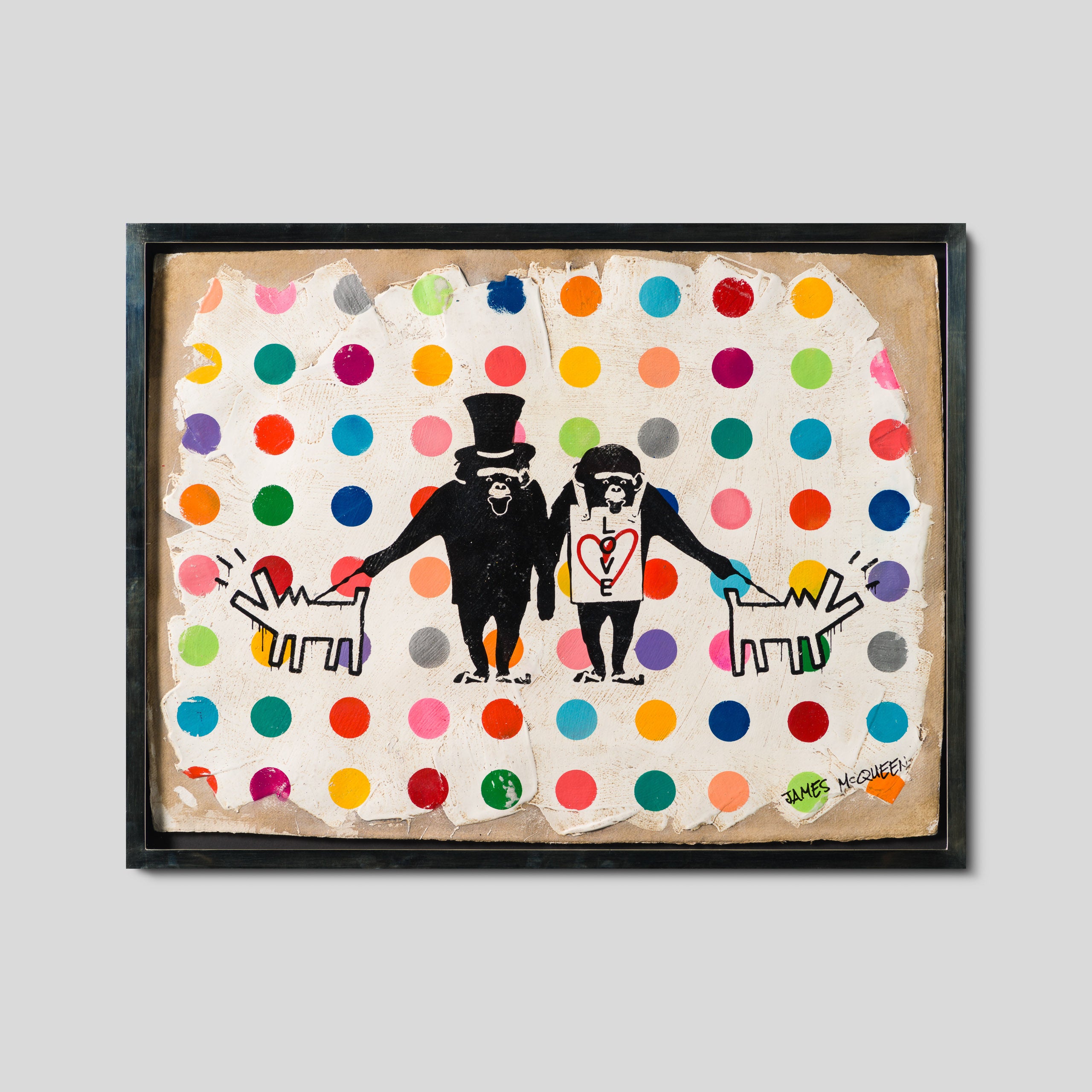 JMQ MIX ABS 91275 MCQUEEN MONKEYS WITH HARING DOGS IV 1