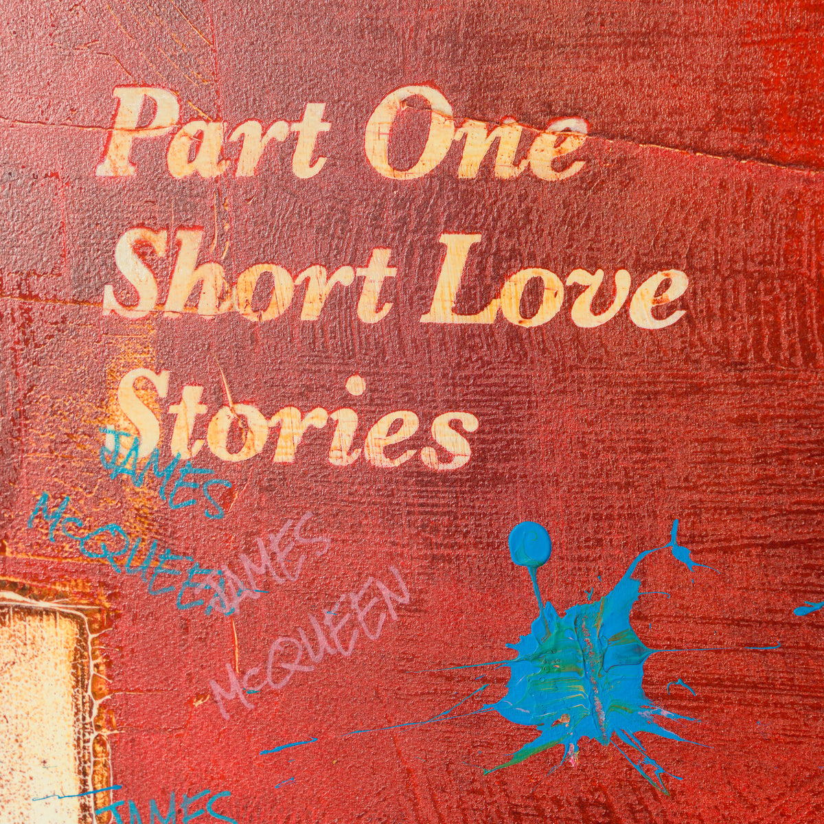 JMQ UNI HUM 35766 If You Ever Leave Me (Red) (Large Format) Hand Embellished Unique 12 5