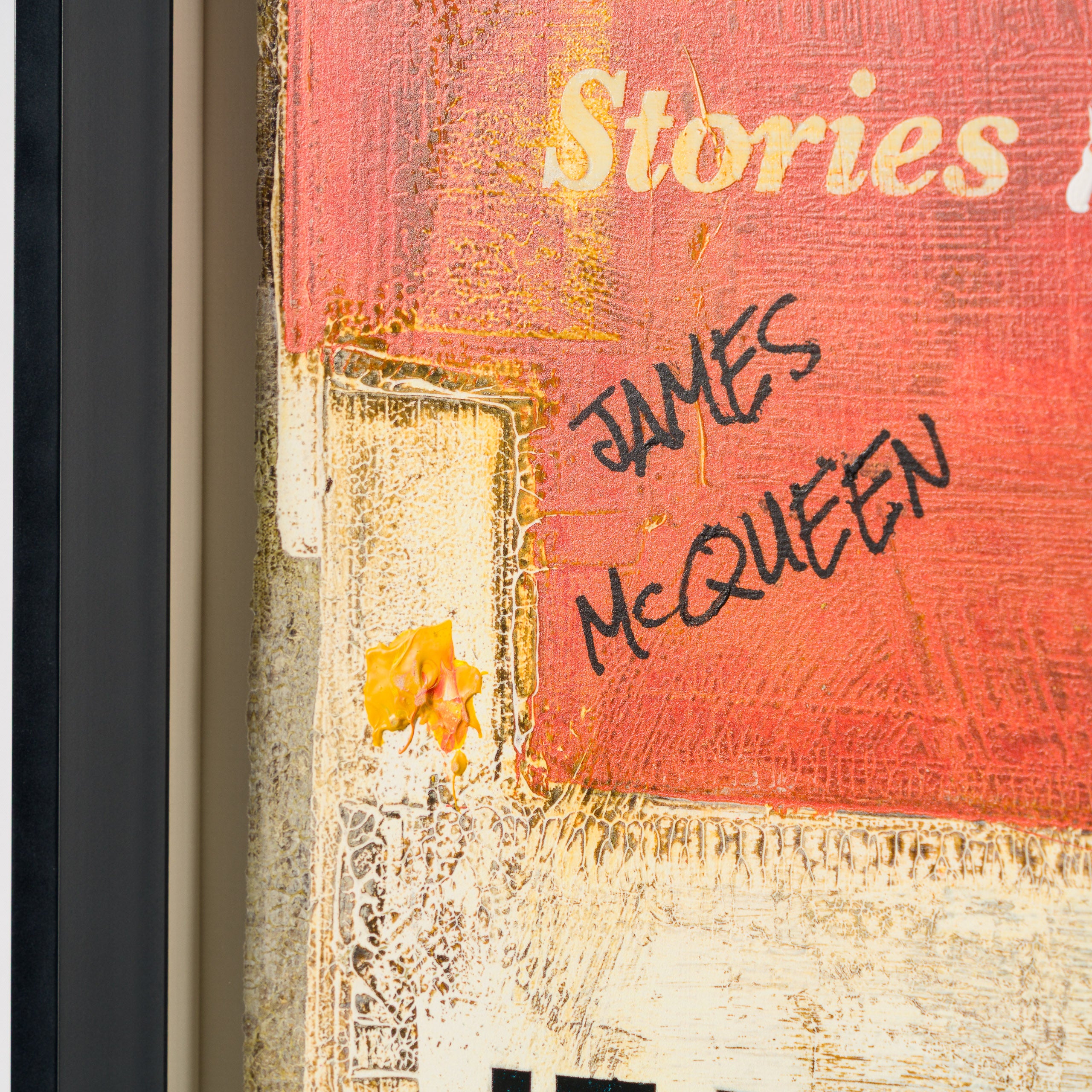 JMQ UNI HUM 35781 If You Ever Leave Me (Orange) (Standard Format) Hand Embellished Unique 7 4