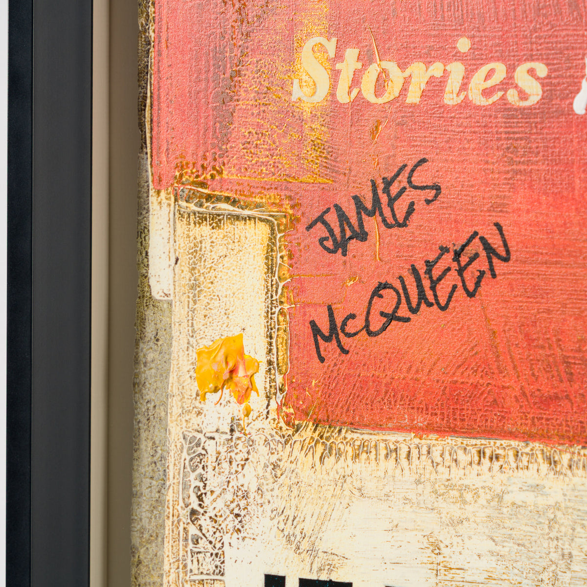 JMQ UNI HUM 35781 If You Ever Leave Me (Orange) (Standard Format) Hand Embellished Unique 7 4