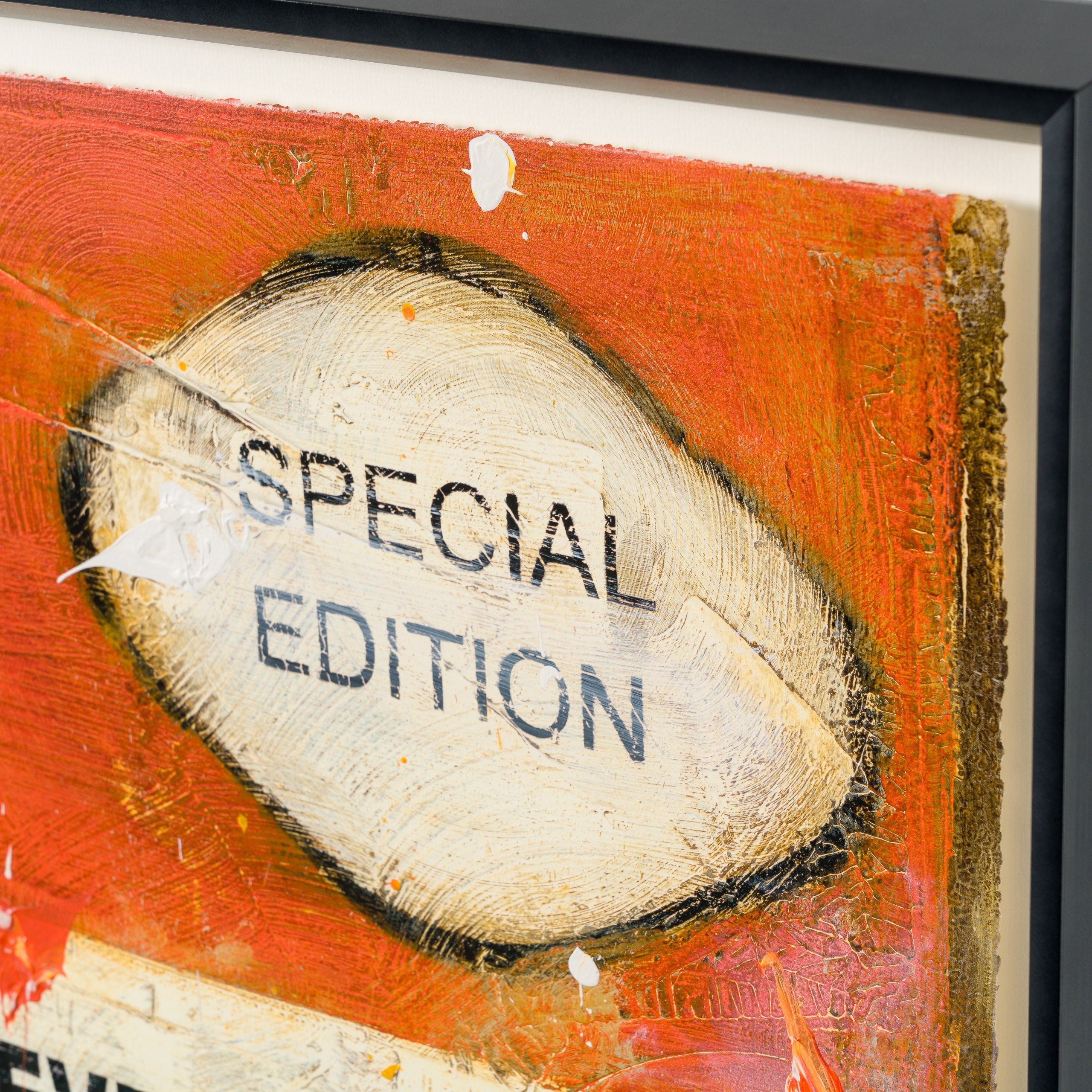 JMQ UNI HUM 35781 If You Ever Leave Me (Orange) (Standard Format) Hand Embellished Unique 7 6