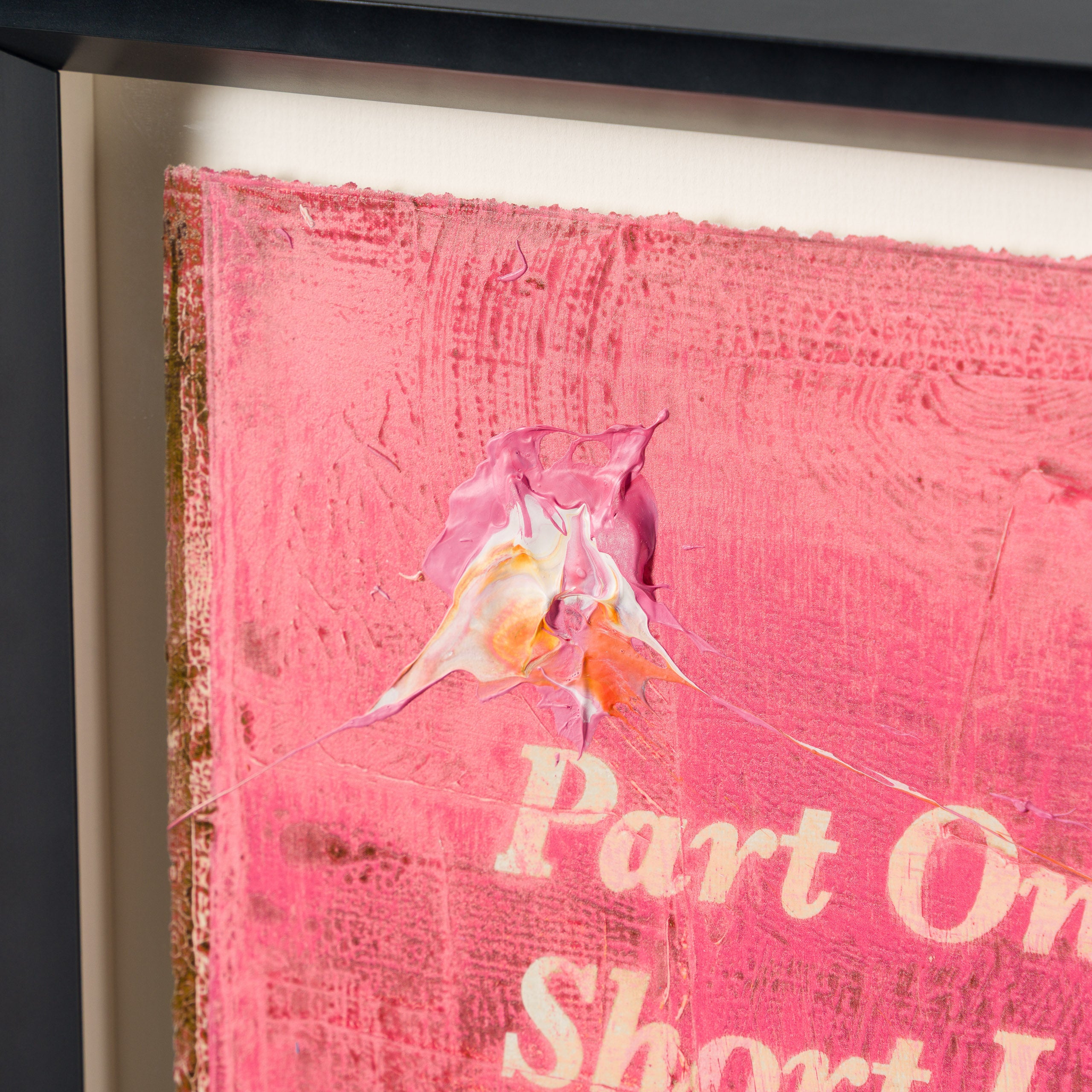 JMQ UNI HUM 35824 If You Ever Leave Me (Pink) (Standard Format) Hand Embellished Unique 10 6