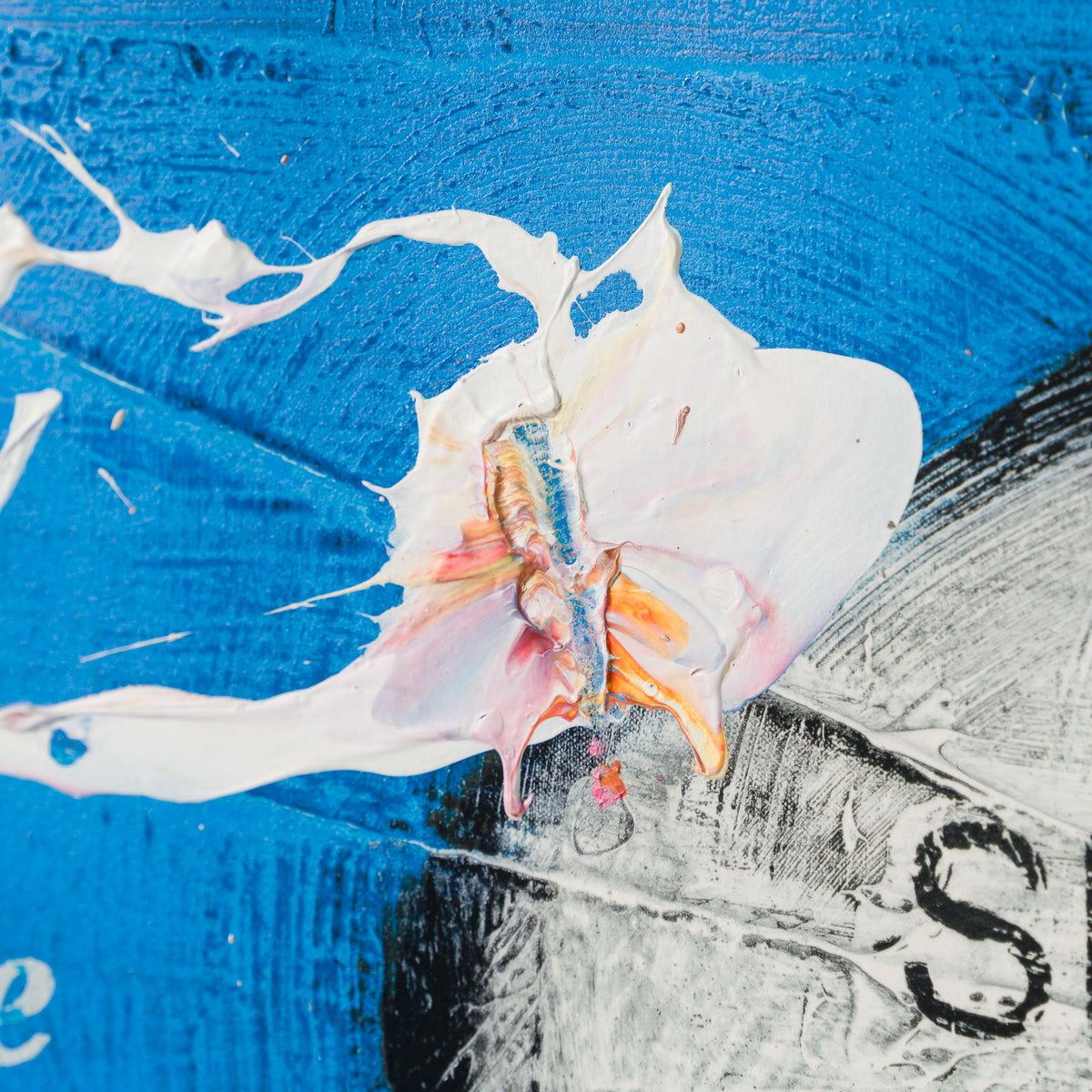 JMQ UNI HUM 35852 If You Ever Leave Me (Blue) (Standard Format) Hand Embellished Unique 18 6