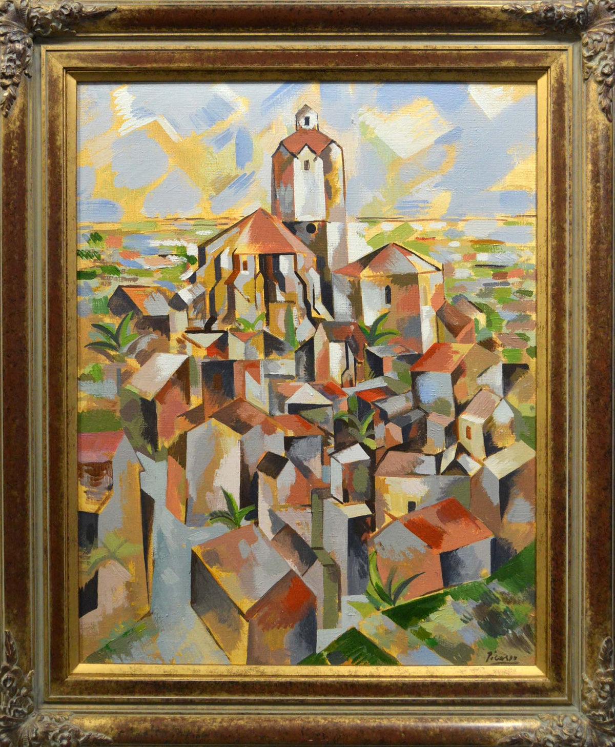 Cadaques, Summer 1910, In The Style Of Pablo Picasso