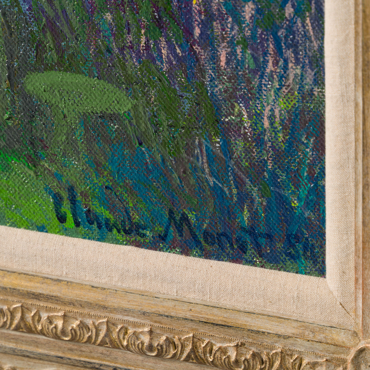 JMY ORI LAN 06597 Yglesia De La Cartuja, Valdemossa Majorca In The Style Of Claude Monet 1884 3