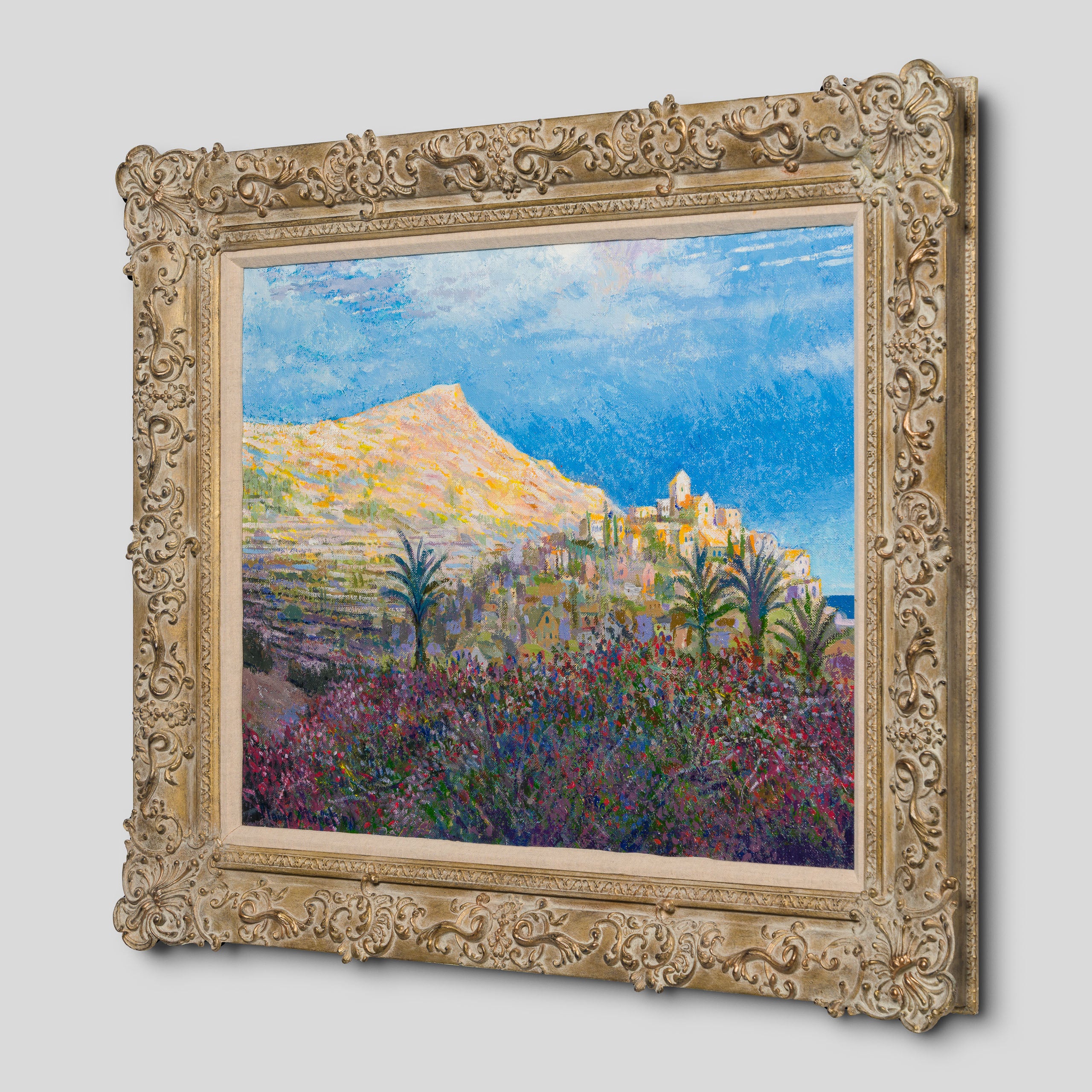 JMY ORI LAN 06599 Composite View of Deia Majorca In The Style of Claude Monet 1884 2 Copy