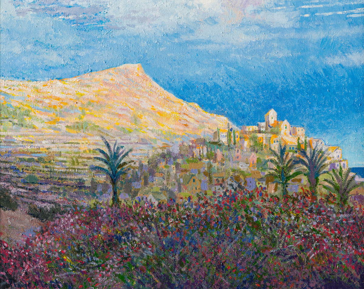 JMY ORI LAN 06599 Composite View of Deia Majorca In The Style of Claude Monet 1884 31 Copy