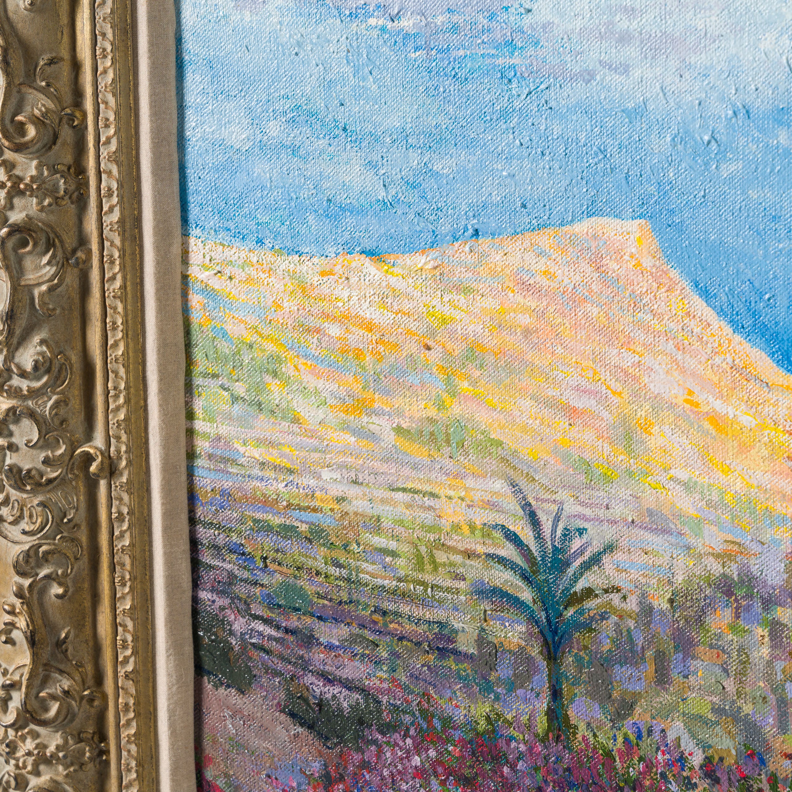 JMY ORI LAN 06599 Composite View of Deia Majorca In The Style of Claude Monet 1884 6 Copy