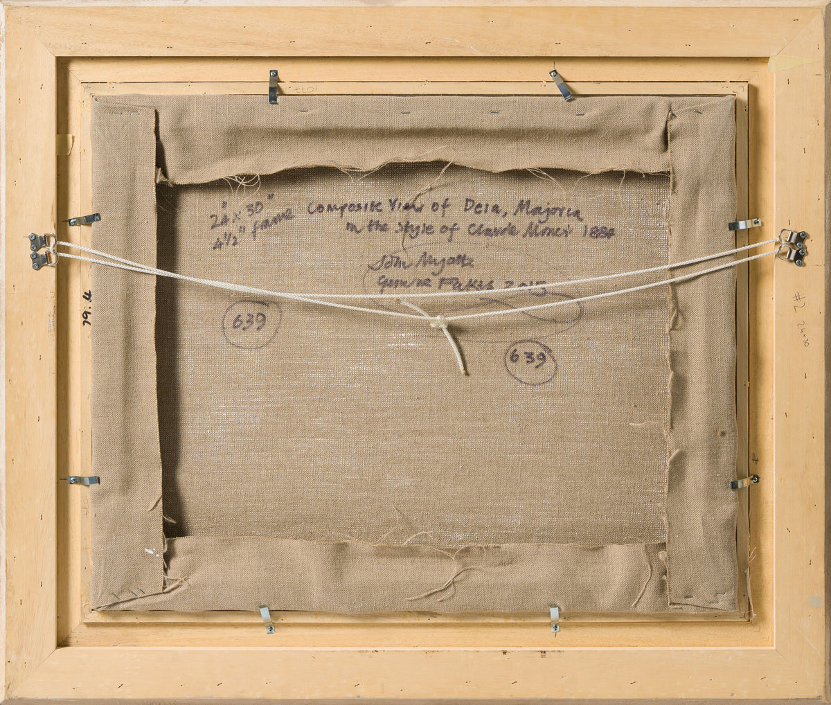 JMY ORI LAN 06599 Composite View of Deia Majorca In The Style of Claude Monet 1884 7 Copy