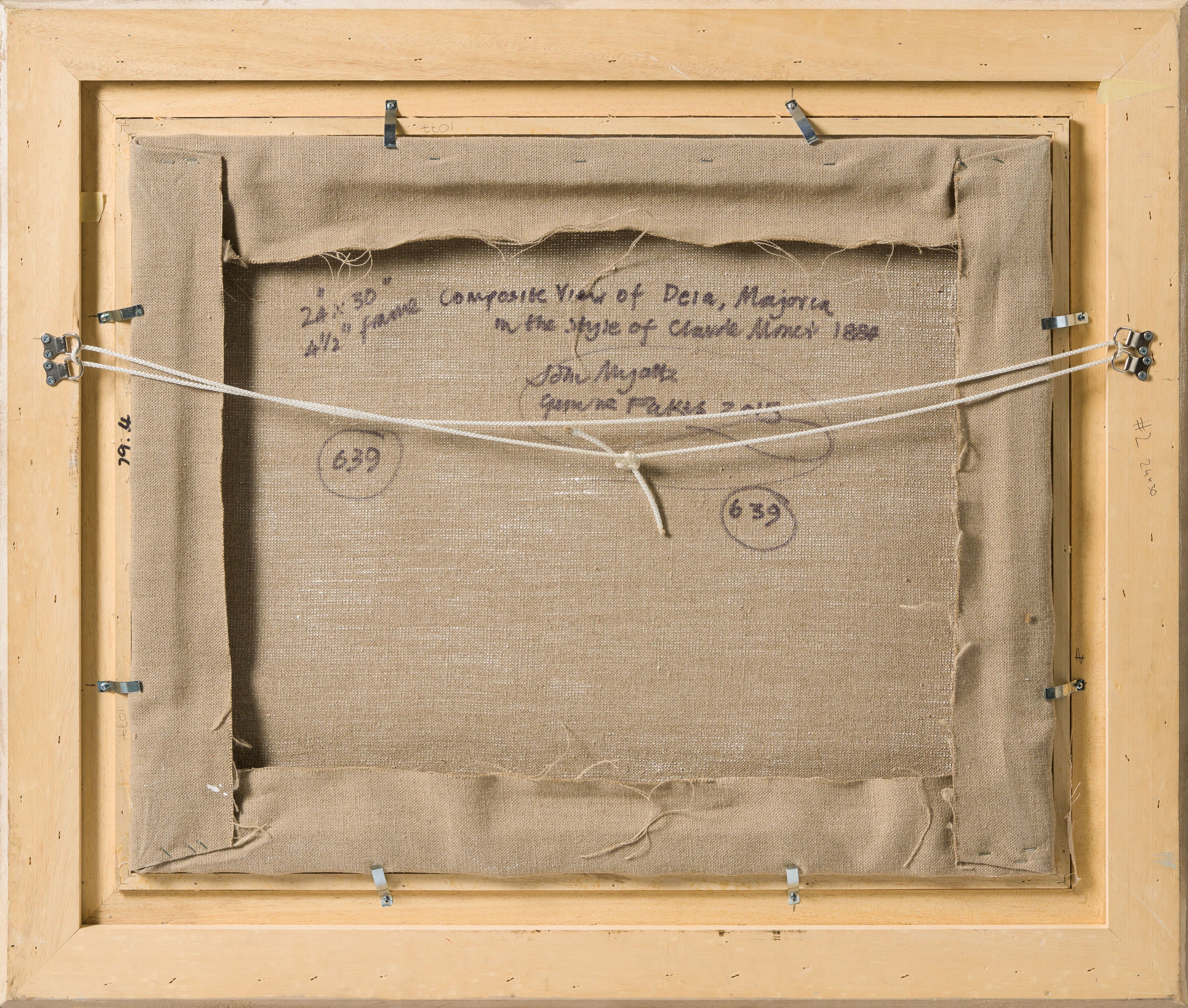 JMY ORI LAN 06599 Composite View of Deia Majorca In The Style of Claude Monet 1884 7 Copy