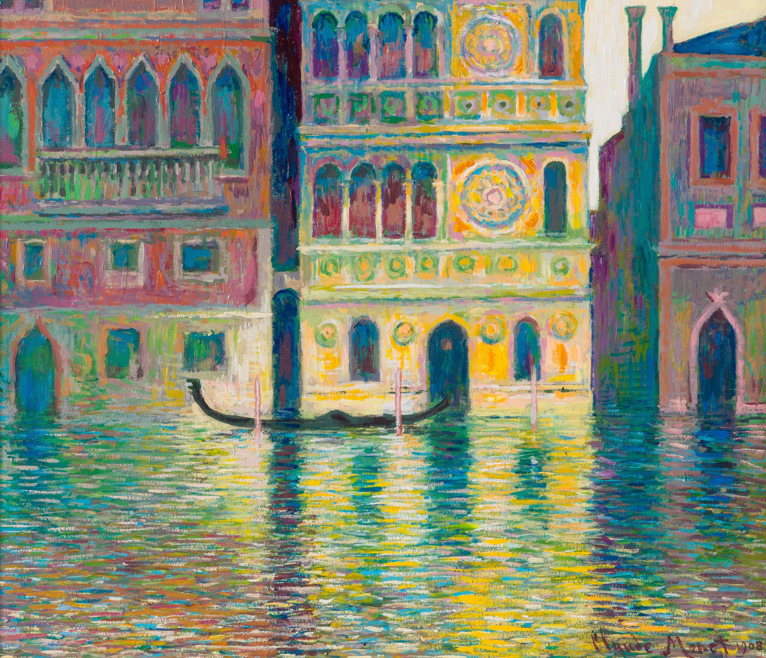 JMY ORI LAN 27012 The Palazzo Dario In The Style Of Claude Monet, 1908 31