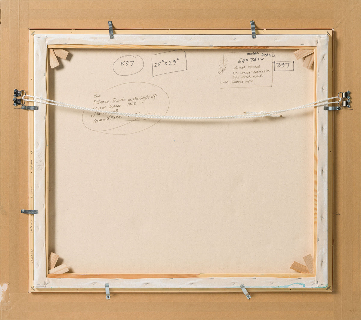 JMY ORI LAN 27012 The Palazzo Dario In The Style Of Claude Monet, 1908 7