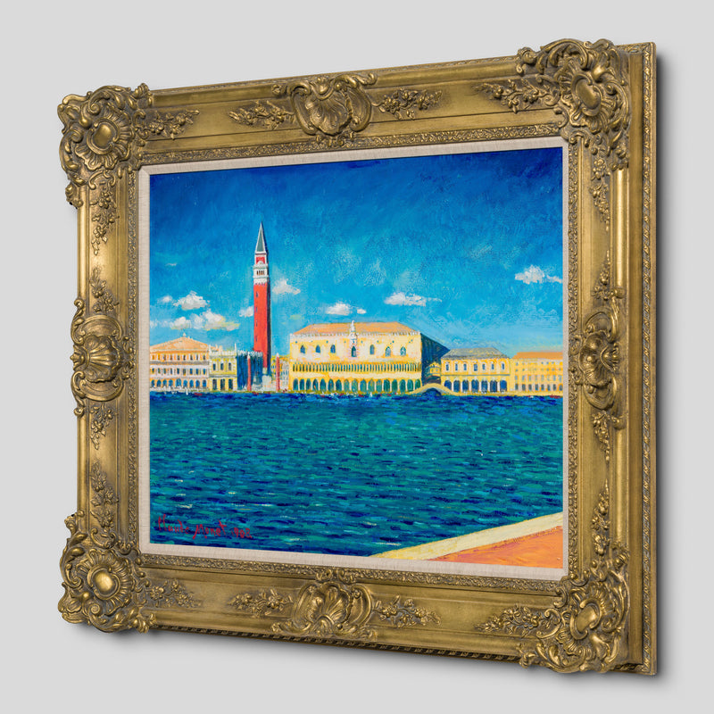 JMY ORI LAN 29178 Ducal Palace Campanile San Marco In The Style Of Claude Monet 1908 2