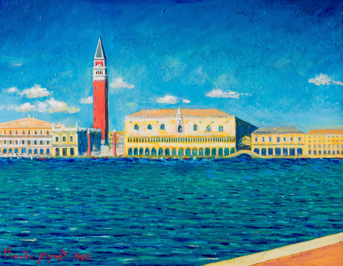 JMY ORI LAN 29178 Ducal Palace Campanile San Marco In The Style Of Claude Monet 1908 31