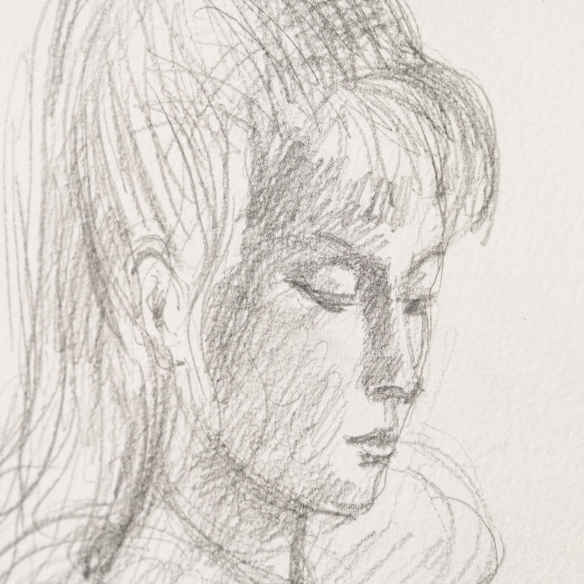 JMY ORI POR 33819 Pencil Study (2) of Sylvette David In The Style Of Pablo Picasso 1954 5