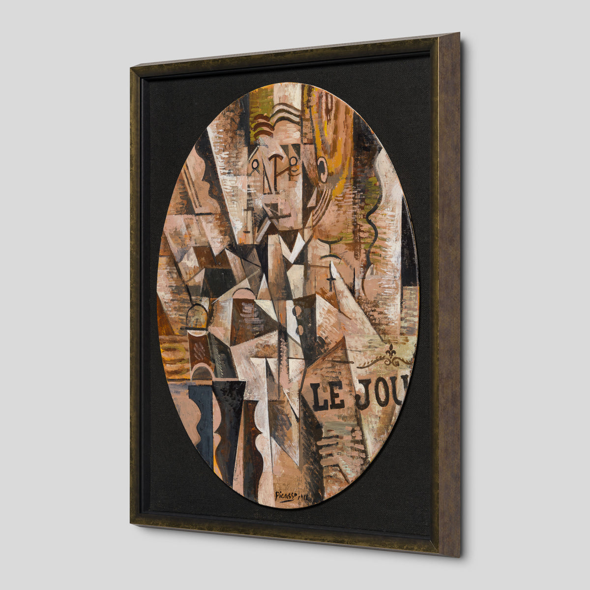 JMY ORI POR 33827 Man Reading Newspaper In The Style Of Pablo Picasso 1912 2