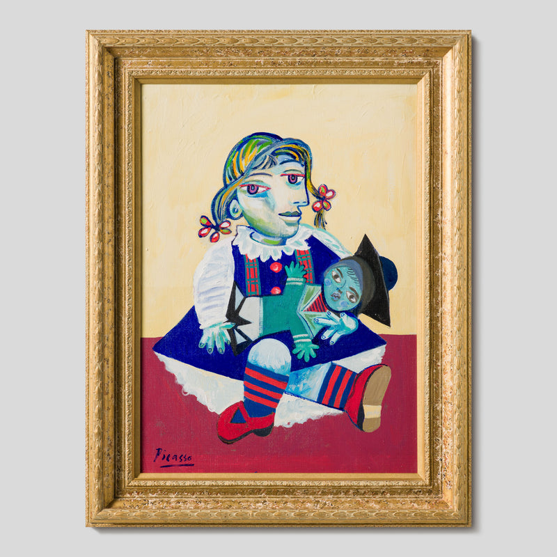 JMY ORI POR 33830 Maya With A Doll (Sailor Doll) In The Style Of Pablo Picasso 1938 1