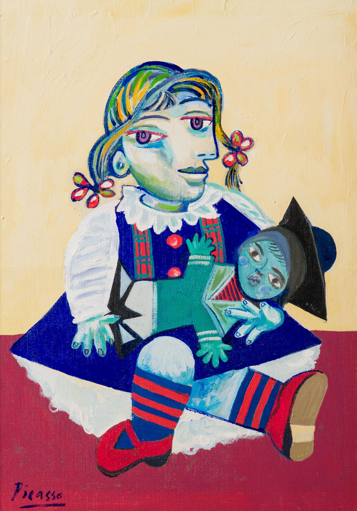 JMY ORI POR 33830 Maya With A Doll (Sailor Doll) In The Style Of Pablo Picasso 1938 31