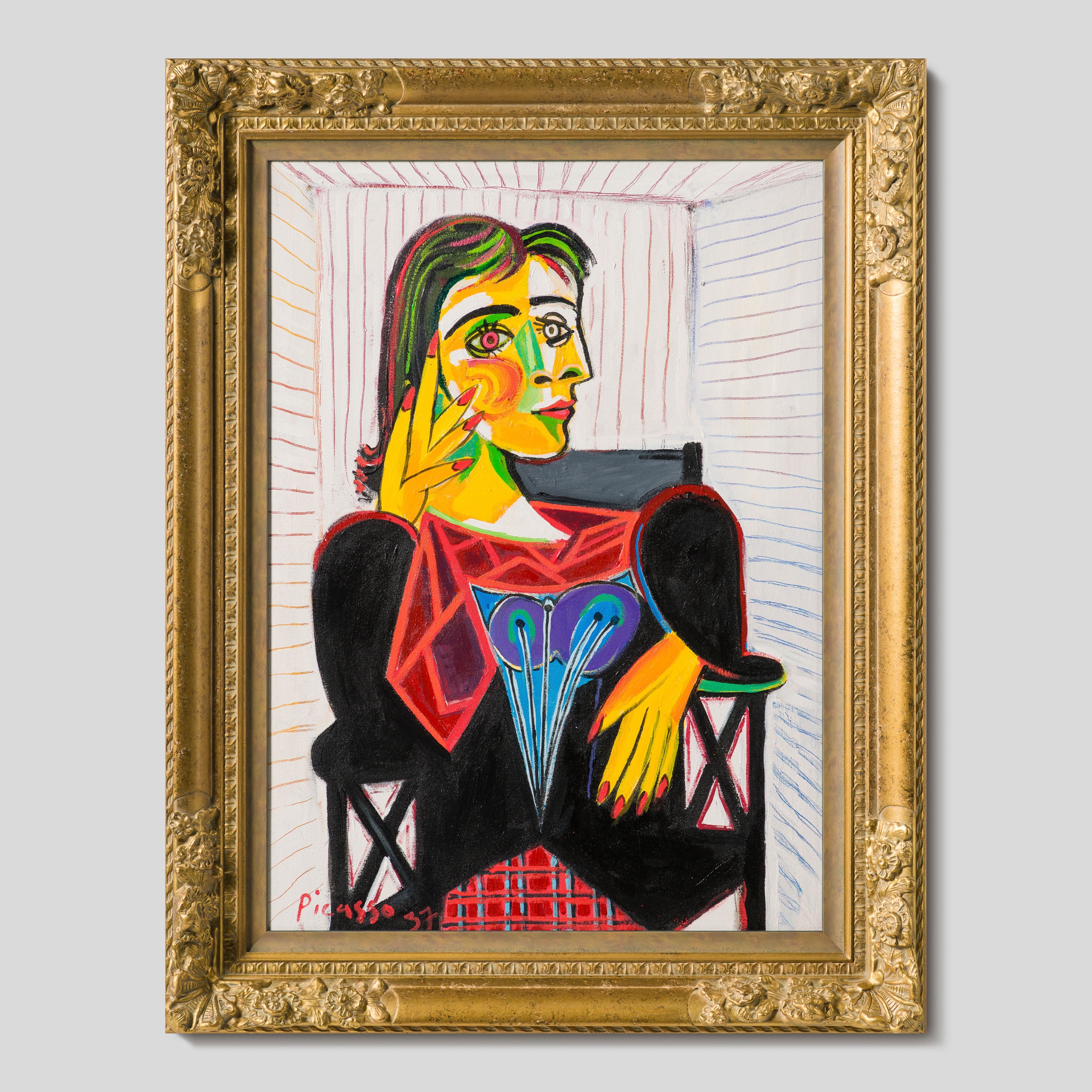JMY ORI POR 33835 Portrait Of Dora Maar In The Style Of Pablo Picasso 1937 1