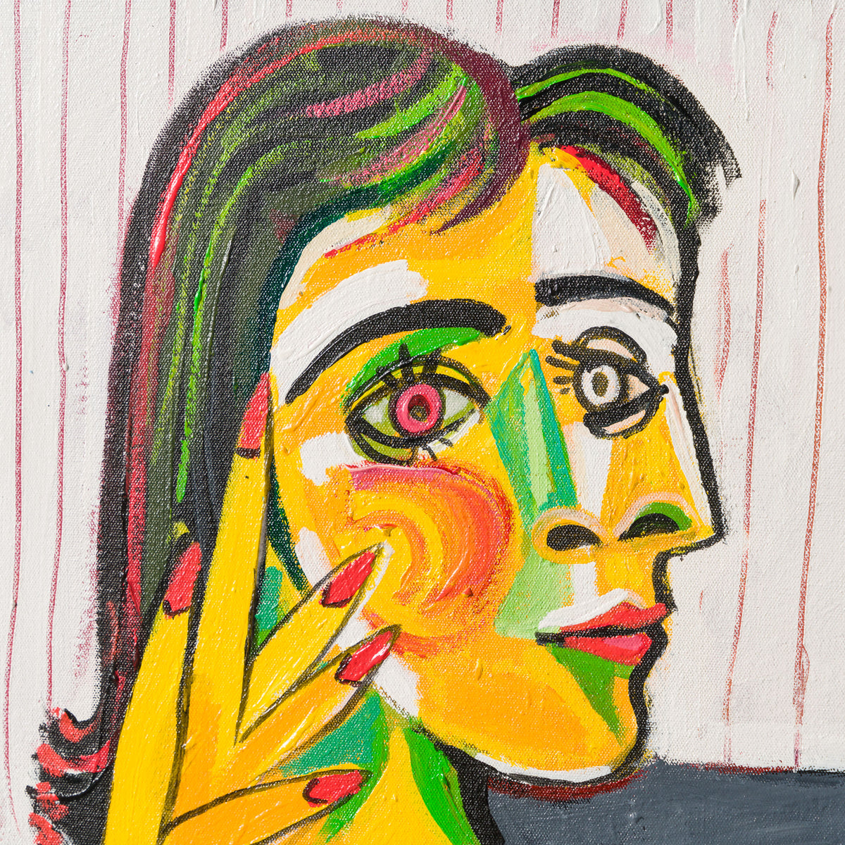 JMY ORI POR 33835 Portrait Of Dora Maar In The Style Of Pablo Picasso 1937 4