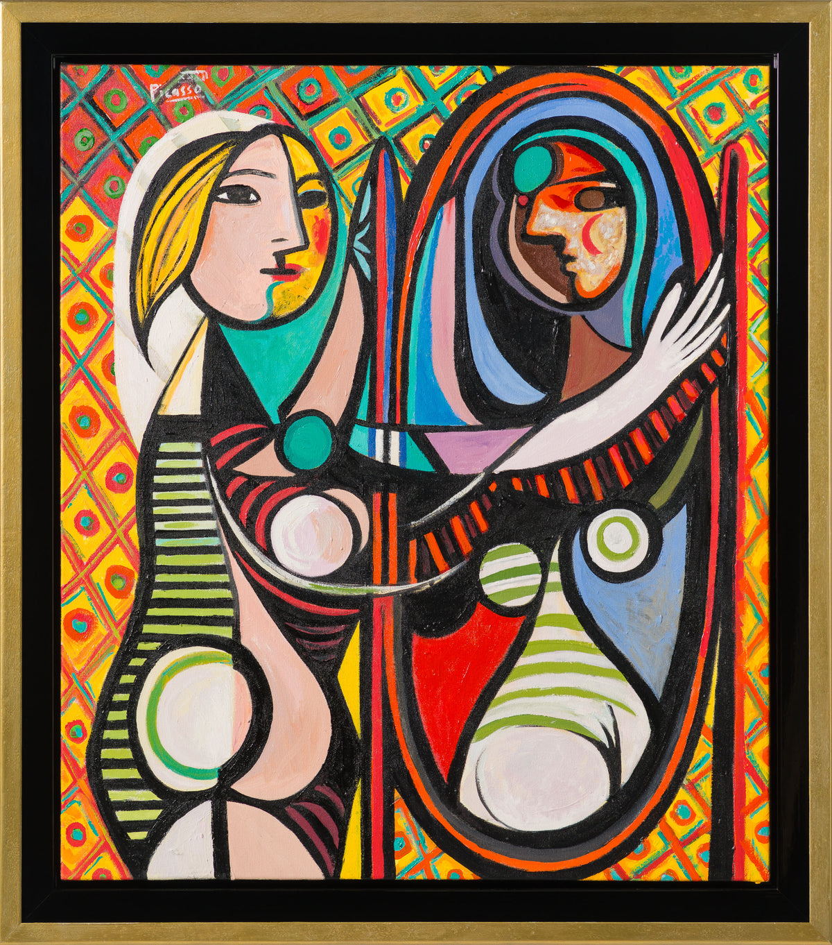 JMY ORI POR 33839 Girl Before A Mirror In The Style Of Pablo Picasso 1932 30
