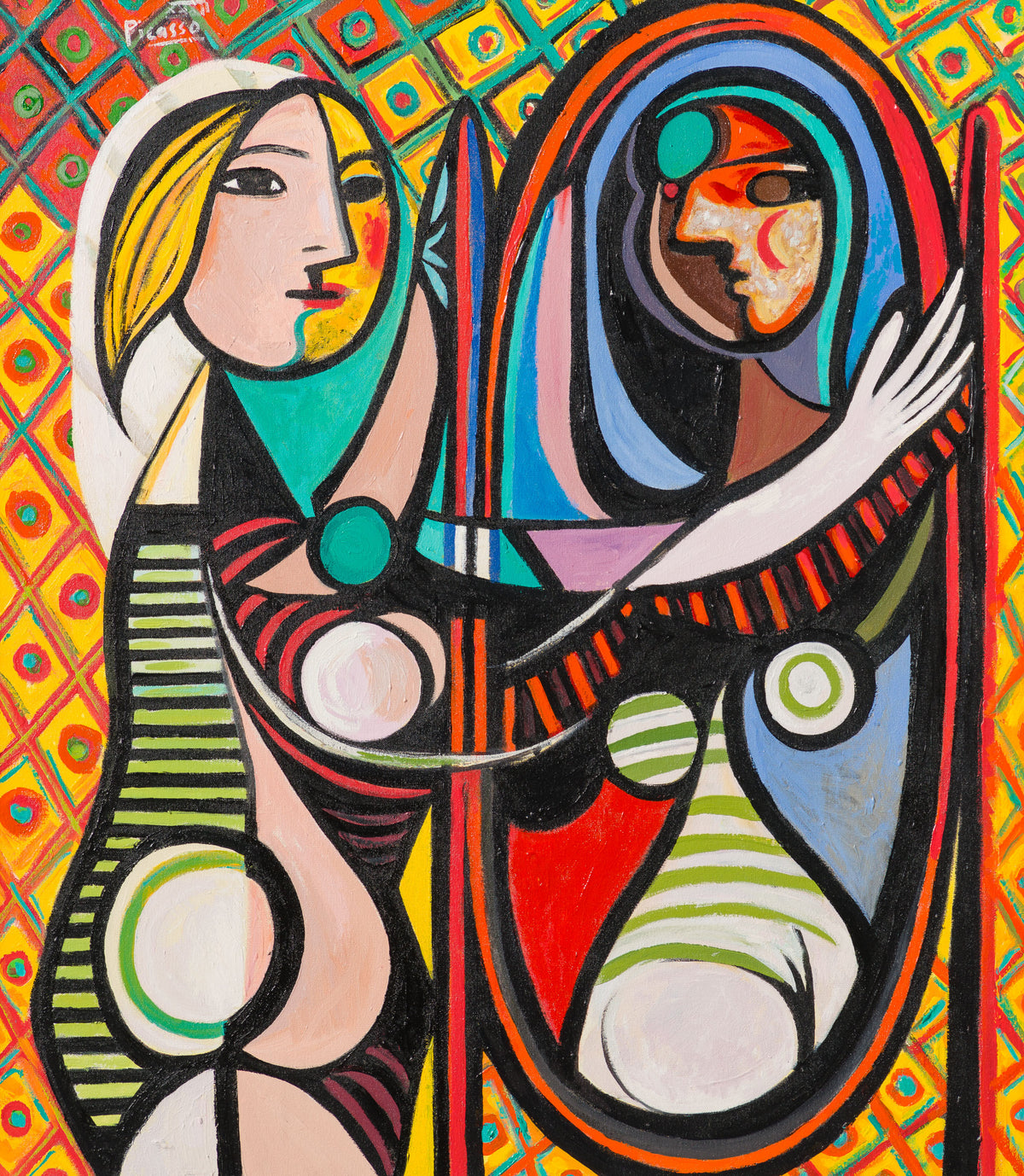 JMY ORI POR 33839 Girl Before A Mirror In The Style Of Pablo Picasso 1932 31