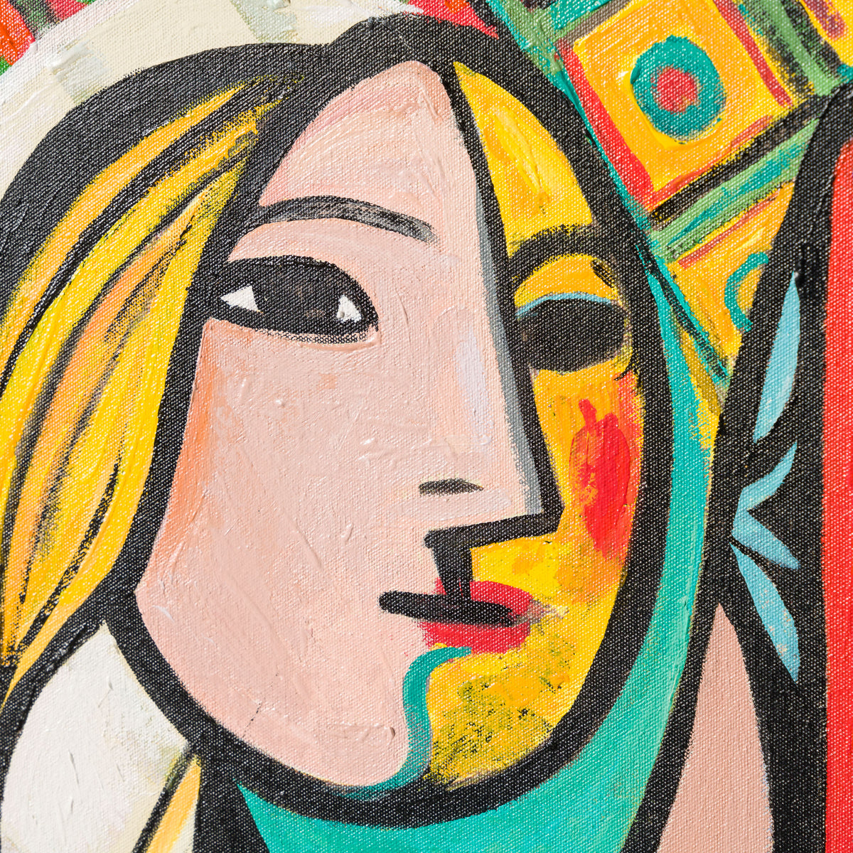 JMY ORI POR 33839 Girl Before A Mirror In The Style Of Pablo Picasso 1932 5
