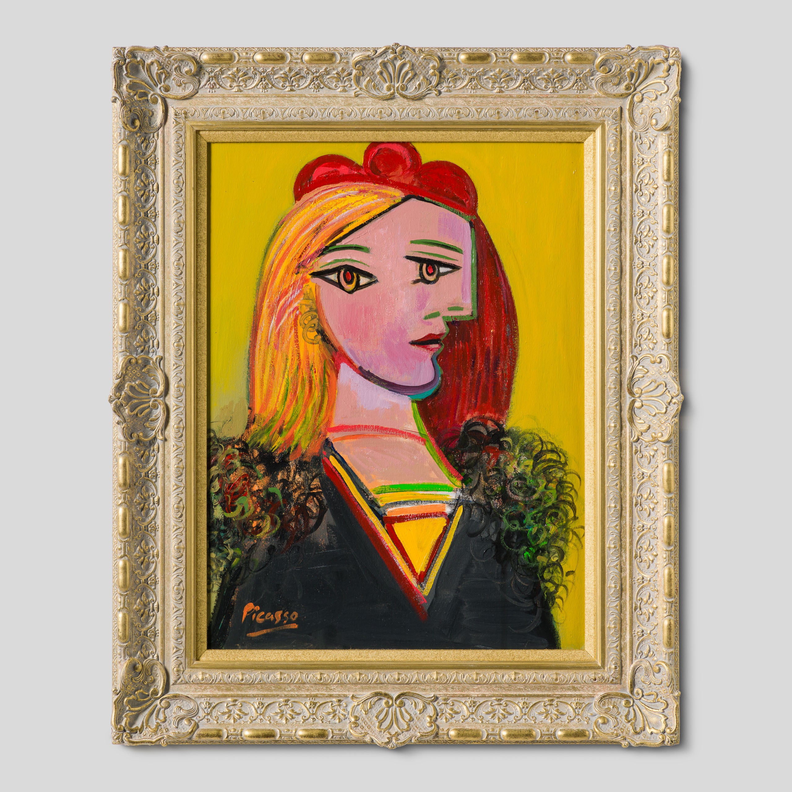 JMY ORI POR 33880 Marie Therese With A Garland In The Style Of Pablo Picasso 1934 1