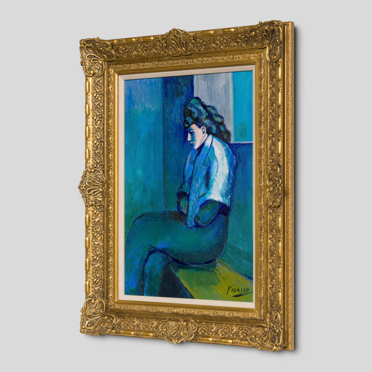 JMY ORI POR 33881 Seated Woman In The Style Of Pablo Picasso 1905 2