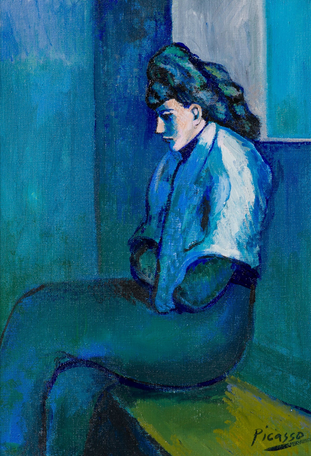 JMY ORI POR 33881 Seated Woman In The Style Of Pablo Picasso 1905 31