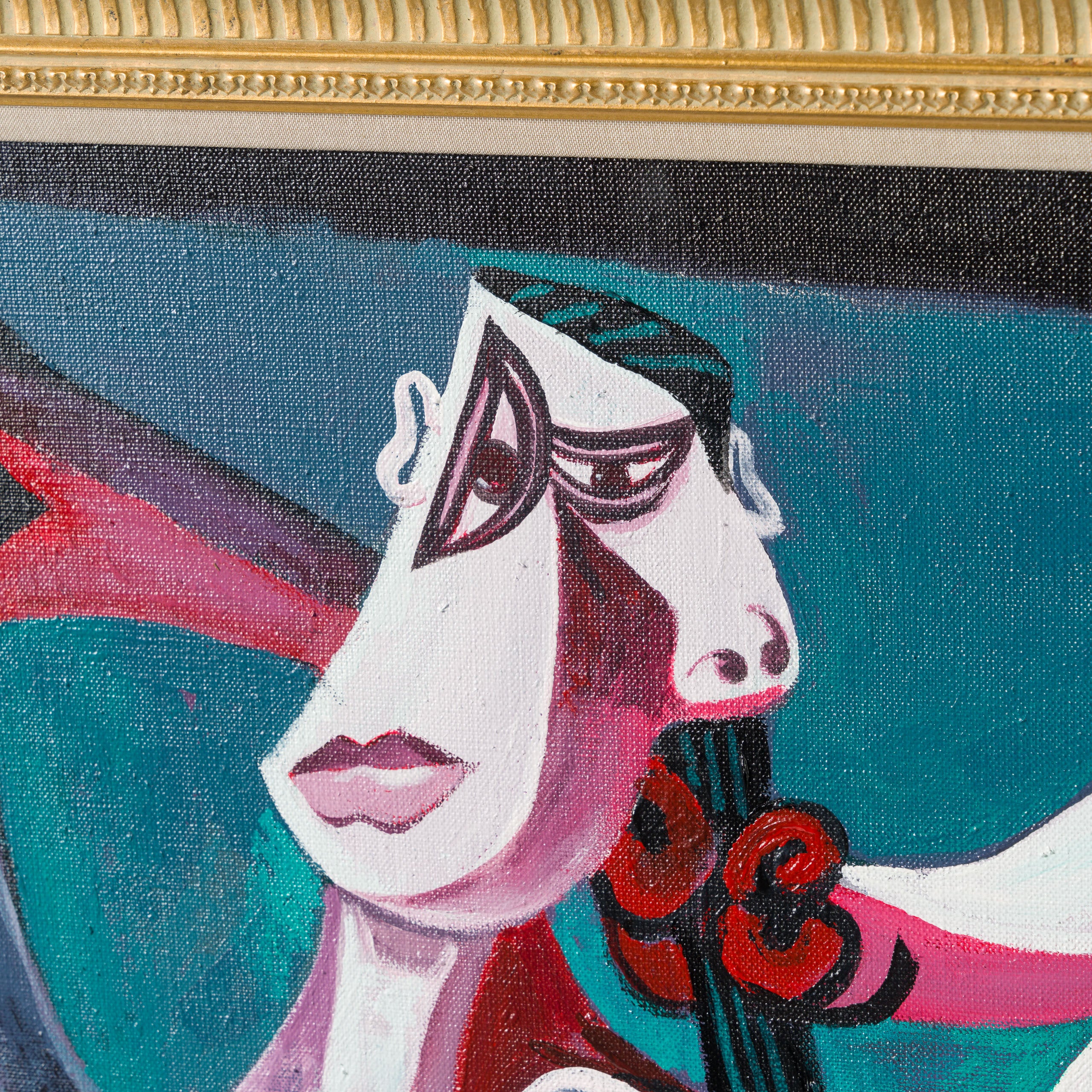 JMY ORI POR 33885 Nude Dressing Her Hair In The Style Of Pablo Picasso 1940 4