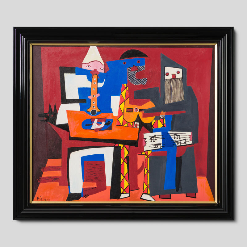 JMY ORI POR 33886 The Three Musicians (And A Dog) In The Style Of Pablo Picasso 1921 1