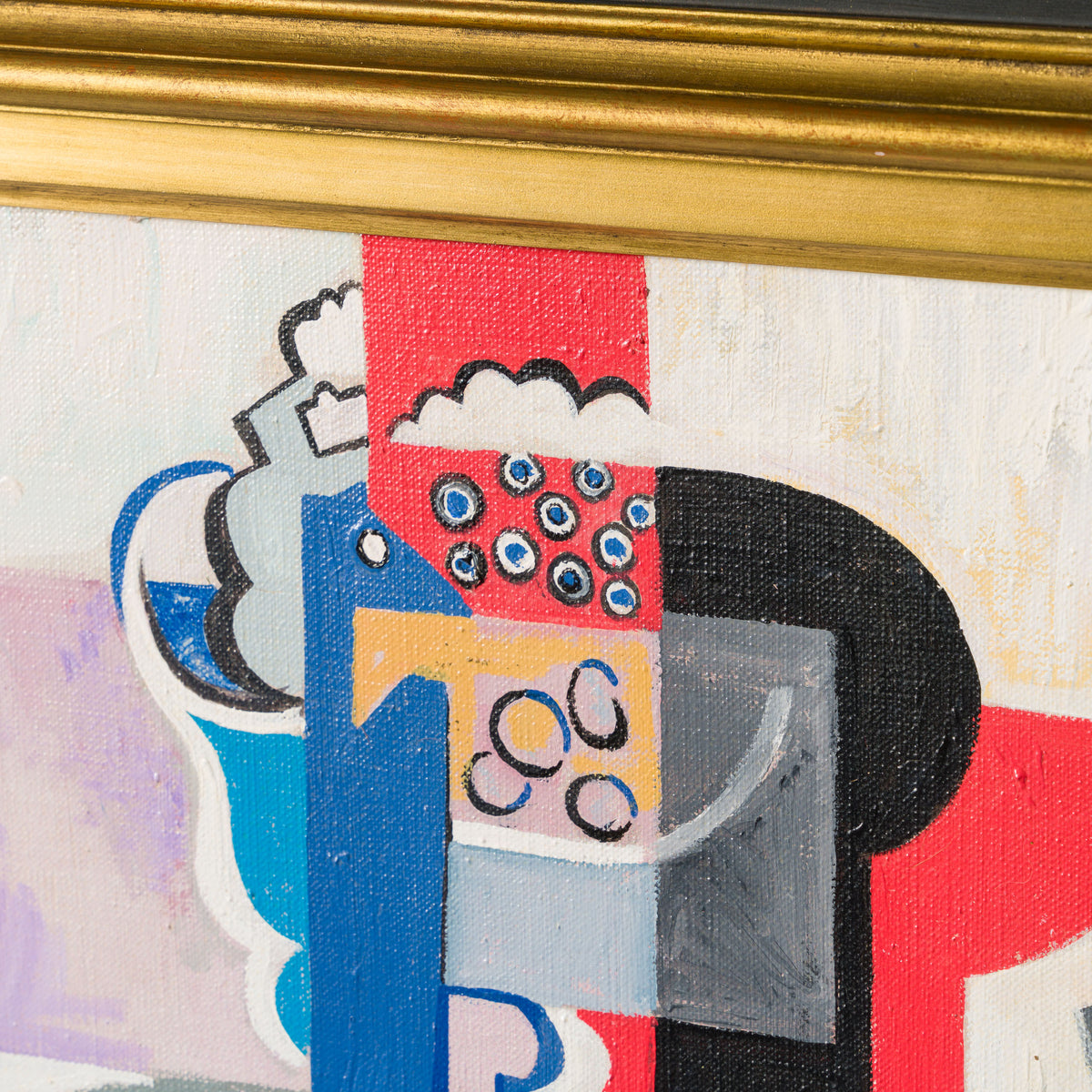 JMY ORI POR 33888 Fruit Dish, Bottle & Violin In The Style Of Pablo Picasso 1914 4