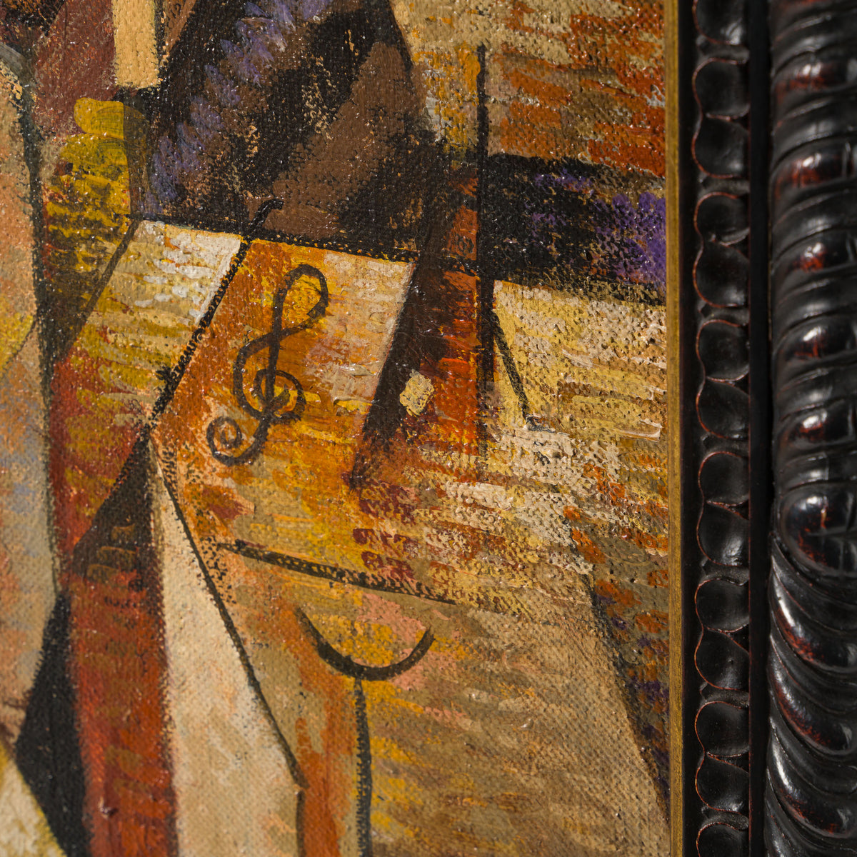 JMY ORI POR 33890 Nude With Mandolin In The Style Of Pablo Picasso 1910 4