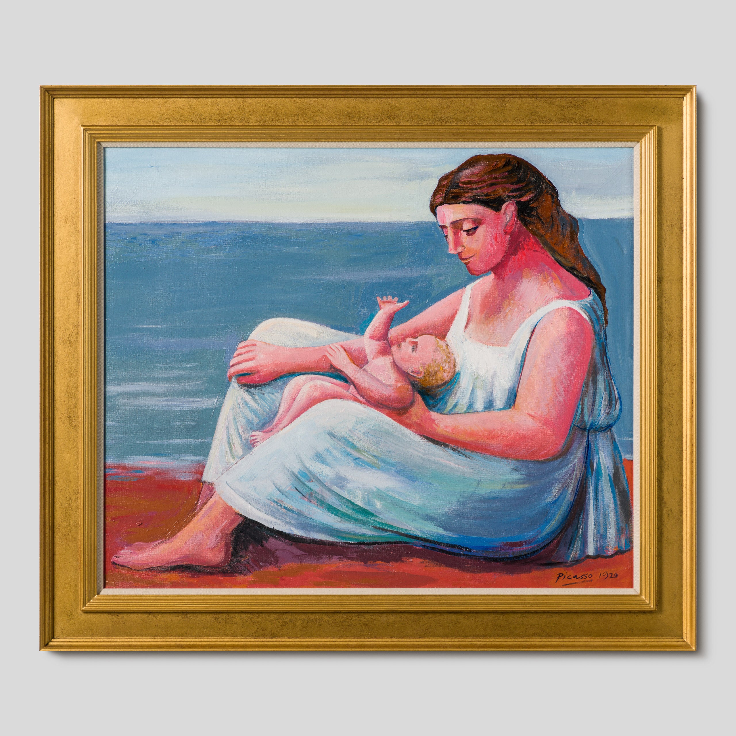 JMY ORI POR 34687 Mother And Child In The Style Of Pablo Picasso 1920 1