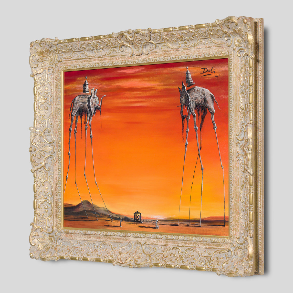 JMY SLE LAN 21480 2 Elephants in the Style of Salvador Dalí