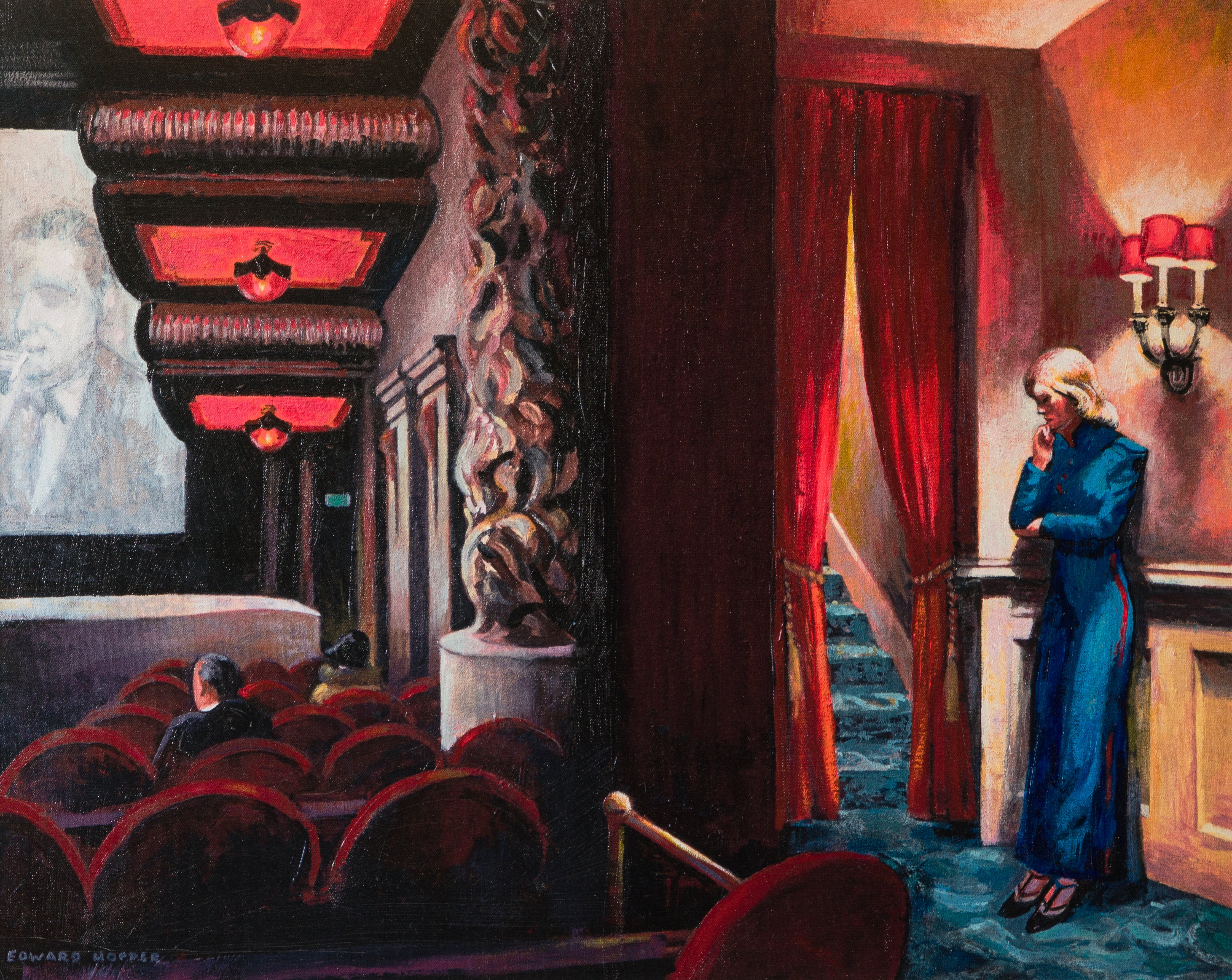 JMY SLE LAN 25646 31 Still from The Maltese Falcon In The Style of Edward Hopper