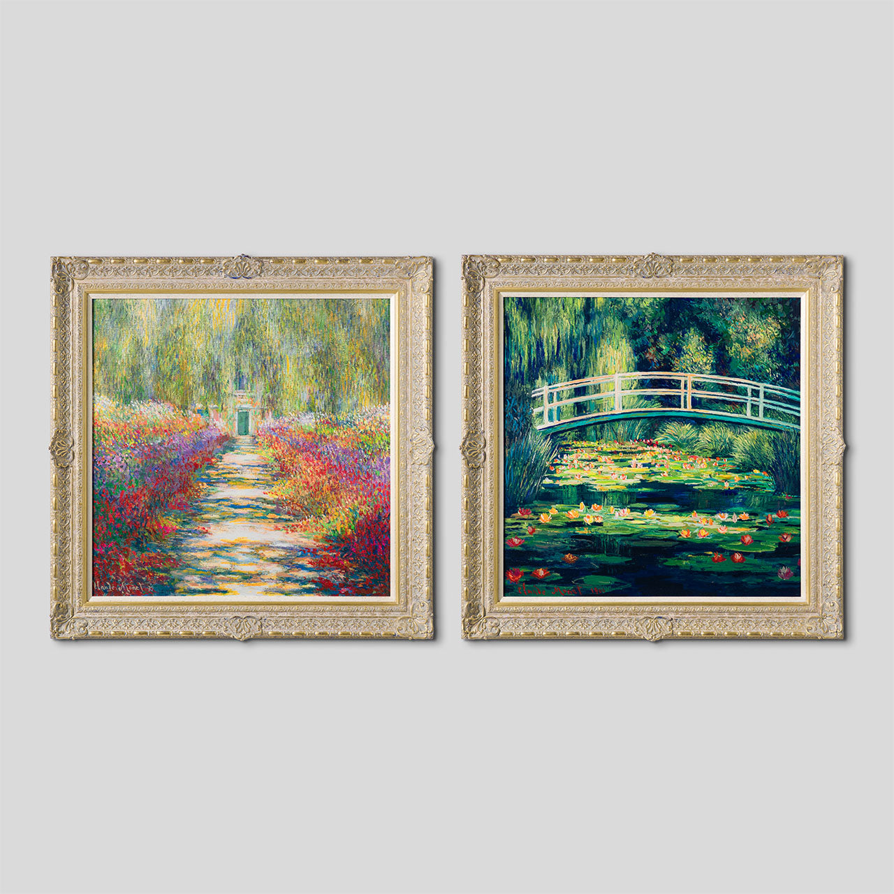 JMY SLE LAN 30844 Monet In Giverny 2023 Set of 2