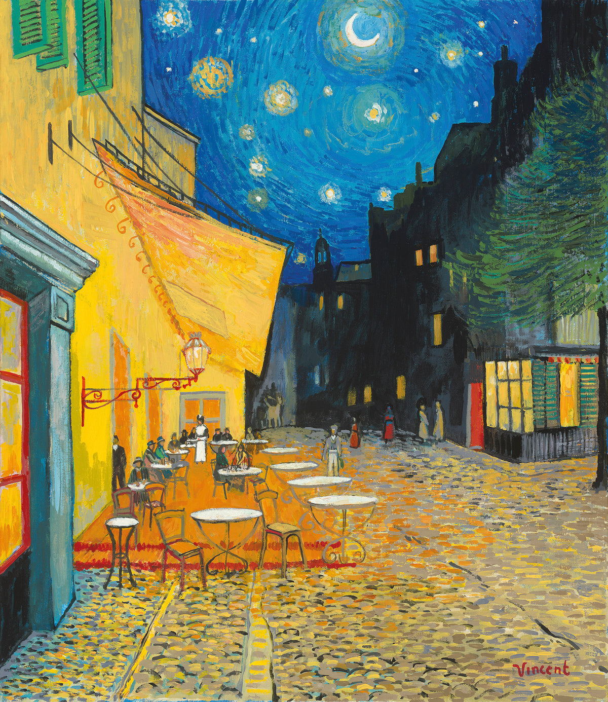 JMY Starry Night With Caf%C3%A9 Terrace, Place Du Forum