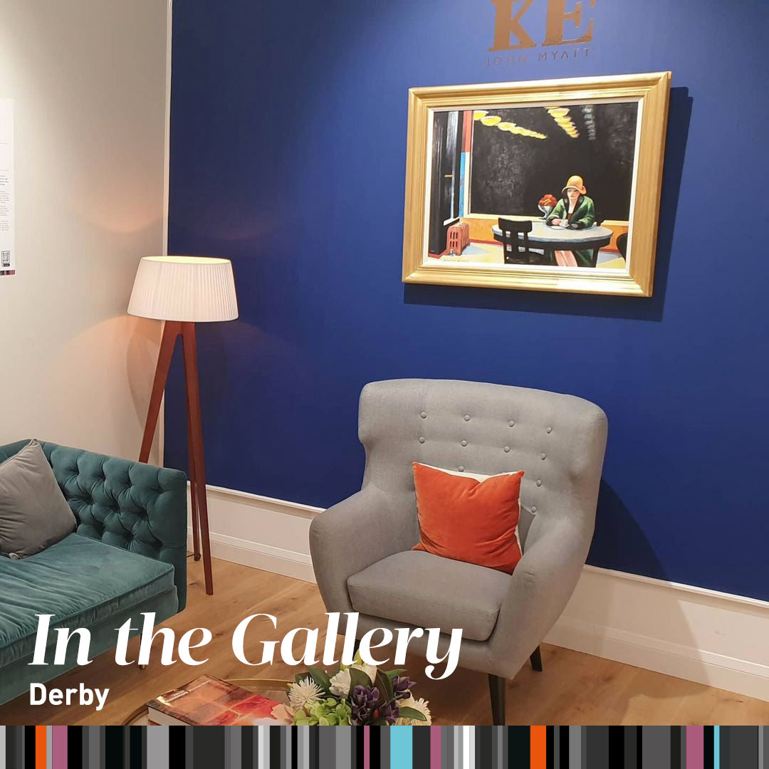 Johh Myatt, Automat 1927 , hand embellised stretched canvas, £1595, Derby