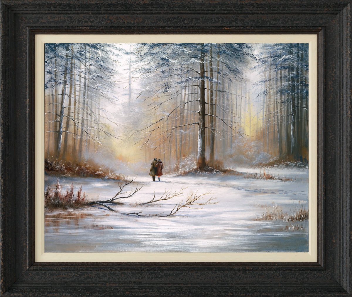 JRO A WINTER STROLL RGB WEB FRAMED