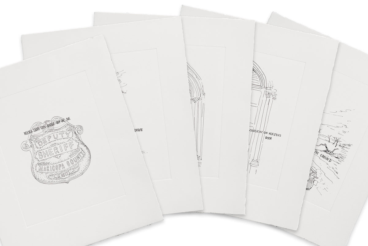 Mondo Scripto and Knockin' On Heaven's Door Unframed Portfolio Sets (2018)