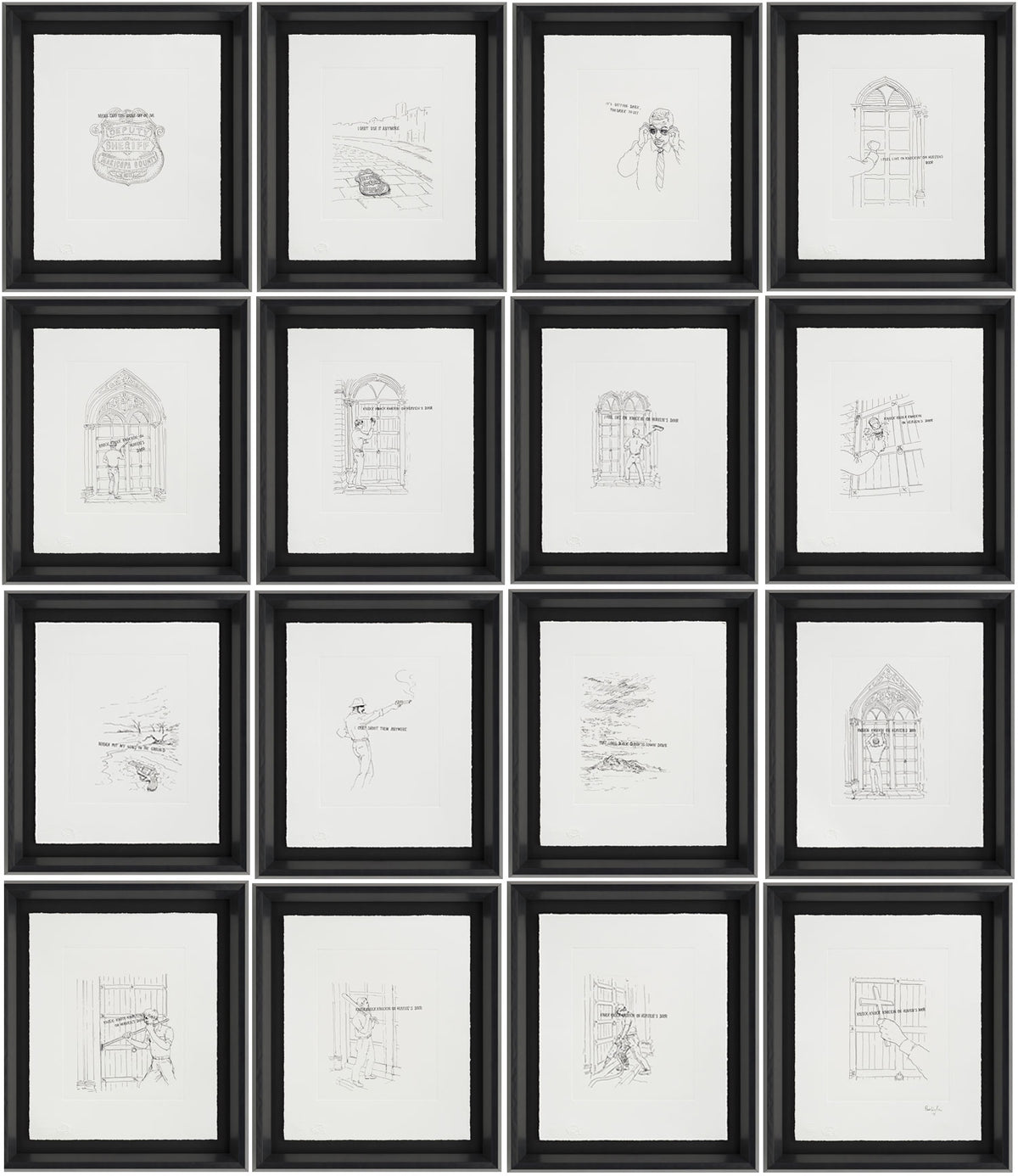 Mondo Scripto: Knockin' On Heaven's Door 2018 | Framed Set of 16