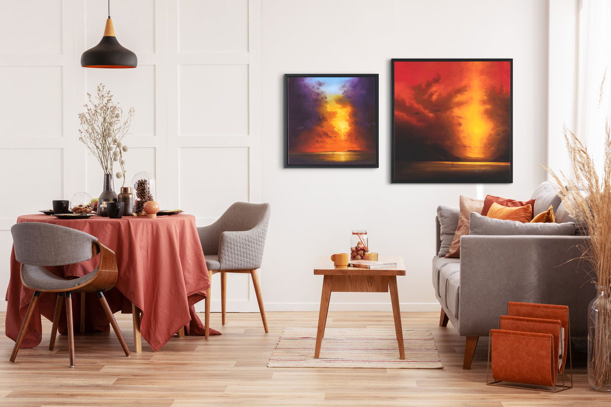 Lawrence Coulson, Journeys Collection, No Better Place £575 & Silent Inferno £995