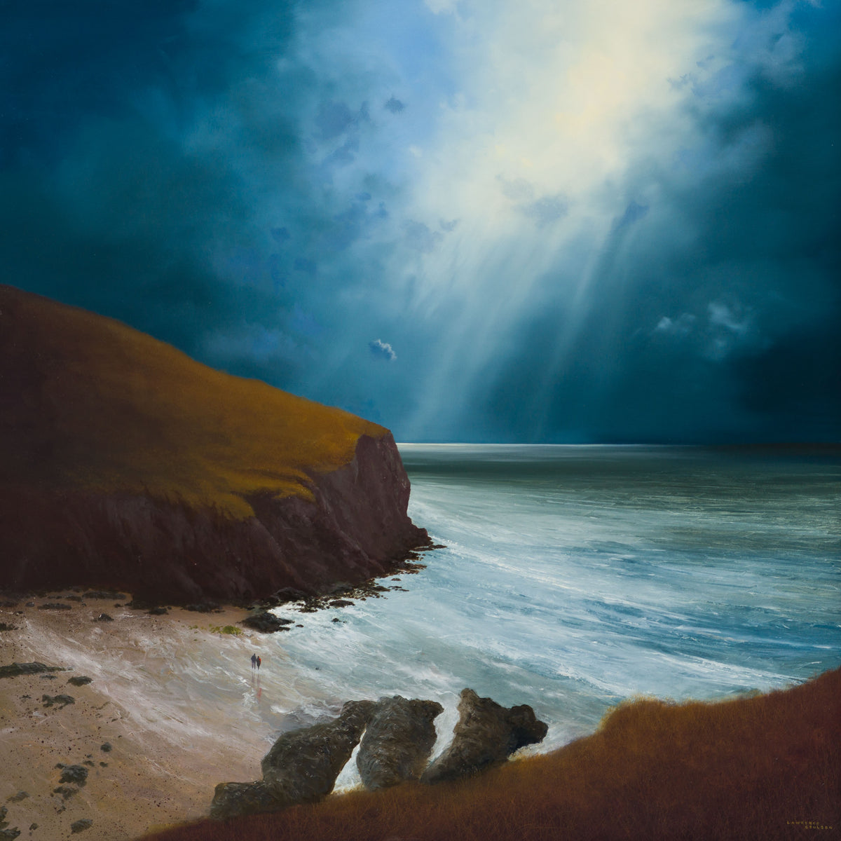 LCO ORI LAN 31614 Sunburst Chapel Porth Beach 31