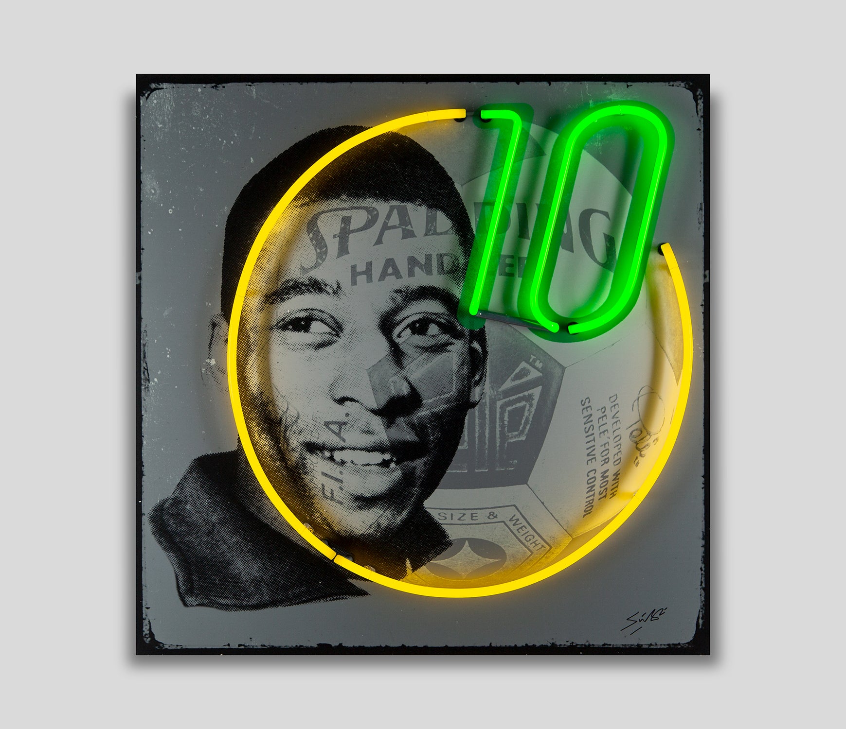 LSI ORI POR 05210 1 Pele Famous For 15 Centuries Green Yellow Neon