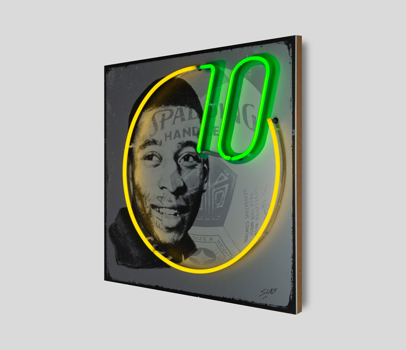 LSI ORI POR 05210 2 Pele Famous For 15 Centuries Green Yellow Neon