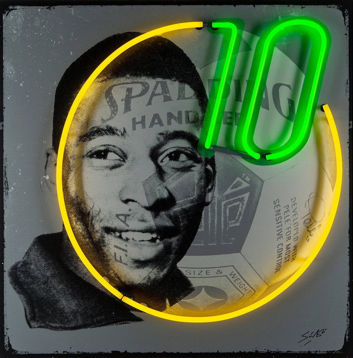 LSI ORI POR 05210 5 Pele Famous For 15 Centuries Green Yellow Neon